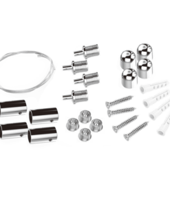 Κιτ Κρέμασης με Μεταλλικές Ντίζες για LED Panel TISN, ROVE, DEBA & TREGO 60x60cm 30x60cm 30x120cm ACA – PENDKIT