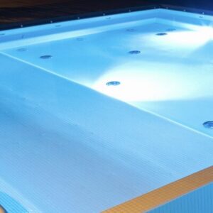 LED Φωτιστικό Πισίνας Πλαστικό 20W 6000K 2200lm 110° IP68 12V DC Φ210mm ACA – PISC20CW