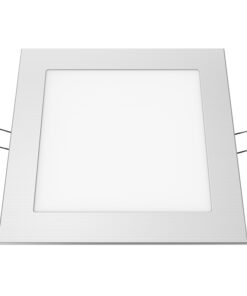 LED Πάνελ Τετράγωνο Χωνευτό Νίκελ Ματ 12W 950lm 17X17cm Φυσικό 4000Κ ACA – PLATO1240SNM