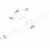 ΕΠΙΤΟΙΧΟ ΦΩΤΙΣΤΙΚΟ LED 12W 4000K 780LM ΧΡΩΜΙΟ ΜΕΤΑΛΛΙΚΟ IP44 50X6X19CM RIO ACA – PN10LEDW504CH
