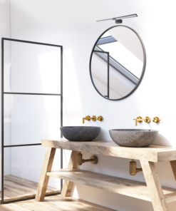 ΕΠΙΤΟΙΧΟ Φ/Σ LED 12W 780LM 3000K ΜΑΥΡΟ ΑΛΟΥΜΙΝΙΟ 610Χ140Χ55ΜΜ PAPIGION ACA – PN1403LEDW61BK