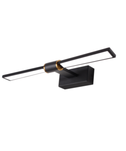 ΕΠΙΤΟΙΧΟ Φ/Σ LED 8W 520LM 4000K ΜΑΥΡΟ ΑΛΟΥΜΙΝΙΟ 410Χ140Χ55ΜΜ PAPIGION ACA – PN1404LEDW41BK