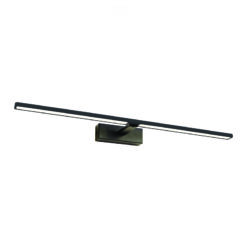 ΕΠΙΤΟΙΧΟ Φ/Σ LED 12W 3000K 780LM PALMA ΜΑΥΡΟ ΜΕΤ/ΚΟ IP44 66,5X14,5X5CM ACA – PN15LEDW67BK
