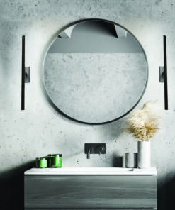 ΕΠΙΤΟΙΧΟ Φ/Σ LED 12W 3000K 780LM PALMA ΜΑΥΡΟ ΜΕΤ/ΚΟ IP44 66,5X14,5X5CM ACA – PN15LEDW67BK