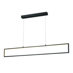 ΚΡΕΜΑΣΤΟ ΦΩΤΙΣΤΙΚΟ LED 32W 3000K 2600LM AELIA ΜΑΥΡΟ ΜΕΤ/ΚΟ IP20 120X6XH150CM ACA DECOR – PN30LEDPBK