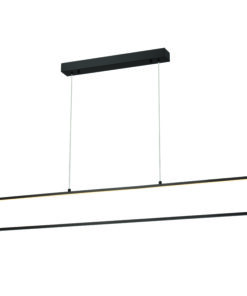 ΚΡΕΜΑΣΤΟ ΦΩΤΙΣΤΙΚΟ LED 32W 3000K 2600LM AELIA ΜΑΥΡΟ ΜΕΤ/ΚΟ IP20 120X6XH150CM ACA DECOR – PN30LEDPBK