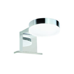 ΦΩΤΙΣΤΙΚΟ ΜΠΑΝΙΟΥ LED 5W 3000K 330LM LUSTRO ΧΡΩΜΙΟ ΜΕΤΑΛΛΙΚΟ IP44 8X14,5X6,5CM ACA – PN73LEDW8CH