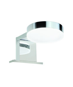 ΦΩΤΙΣΤΙΚΟ ΜΠΑΝΙΟΥ LED 5W 3000K 330LM LUSTRO ΧΡΩΜΙΟ ΜΕΤΑΛΛΙΚΟ IP44 8X14,5X6,5CM ACA – PN73LEDW8CH