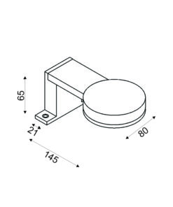 ΦΩΤΙΣΤΙΚΟ ΜΠΑΝΙΟΥ LED 5W 3000K 330LM LUSTRO ΧΡΩΜΙΟ ΜΕΤΑΛΛΙΚΟ IP44 8X14,5X6,5CM ACA – PN73LEDW8CH