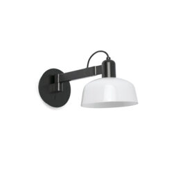 Faro Barcelona TATAWIN W/LAMP ARM WHITE SHADE 1XE27 – 20342-116FR