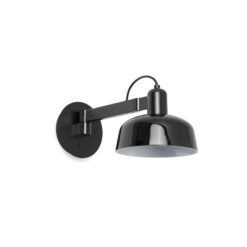 Faro Barcelona TATAWIN W/LAMP ARM BLACK SHADE 1XE27 – 20342-117FR
