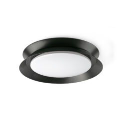 Faro Barcelona TENDER CEILING LAMP BLACK LED 24W 2700K – 20093FR