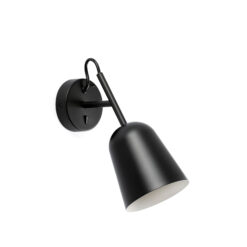 Faro Barcelona STUDIO WALL LAMP BLACK SHADE 1XE14 – 28257FR