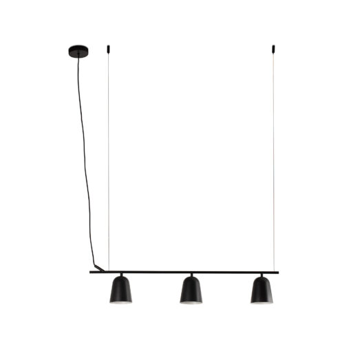 Faro Barcelona STUDIO PENDANT LAMP LINEAR BLACK SHADE S 1XE14 – 28266FR