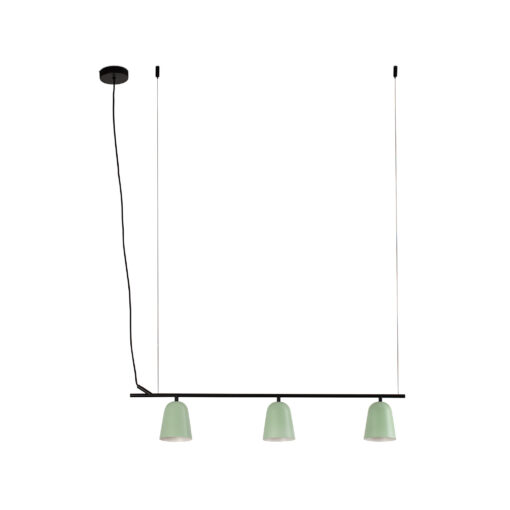 Faro Barcelona STUDIO PENDANT LAMP LINEAR GREEN SHADE S 1XE14 – 28268FR