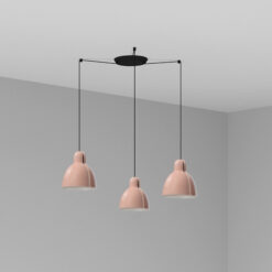 Faro Barcelona VENICE PINK PENDANT ø200 1x E27 3L – 64255-126-3LFR