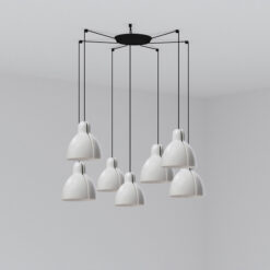 Faro Barcelona VENICE WHITE PENDANT ø200 1x E27 7L – 64255-124-7LFR