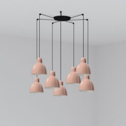 Faro Barcelona VENICE PINK PENDANT ø200 1x E27 7L – 64255-126-7LFR