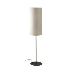 Faro Barcelona NILA BLACK FLOOR LAMP W/ WHITE SHADE 1xE27 – 20055FR