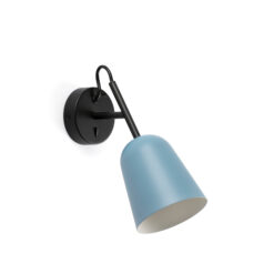 Faro Barcelona STUDIO WALL LAMP BLUE SHADE 1xE14 – 28274FR