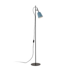 Faro Barcelona STUDIO FLOOR LAMP BLUE SHADE 1xE14 – 28271FR