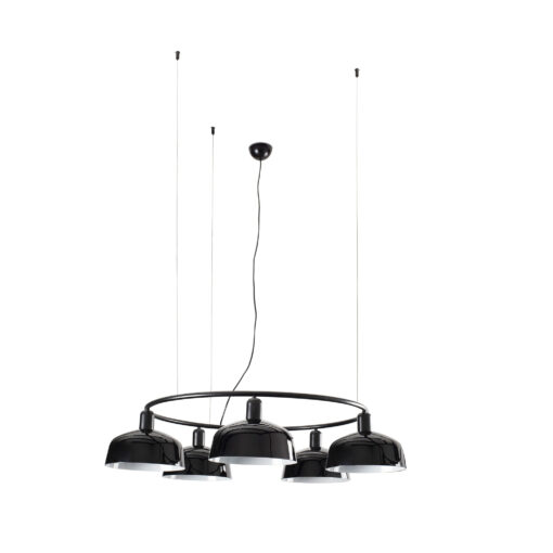 Faro Barcelona TATAWIN CIRCULAR PENDANT BLACK SHADE M 5xE27 – 20343-120-5LFR