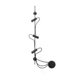 Faro Barcelona CLAP LINEAL WALL/CEI BLACK 3X6W 3000K 38° – 75712-233FR