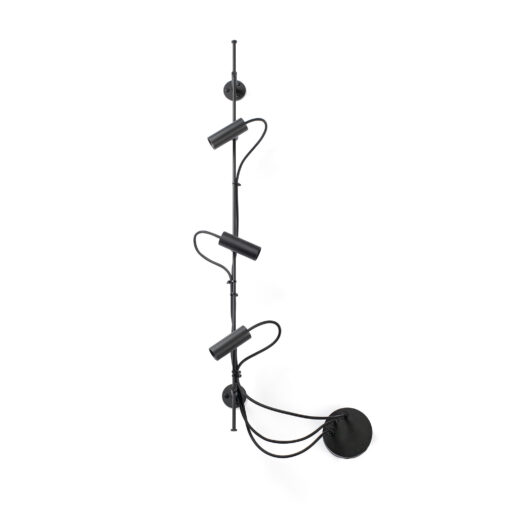 PR181702BI53125_75712_233_CLAP_APLIQUE_PLAFON_LINEAL_NEGRO_3X6W_3000K_38deg_SZ2 Faro Barcelona CLAP LINEAL WALL/CEI BLACK 3X6W 3000K 38° – 75712-233FR