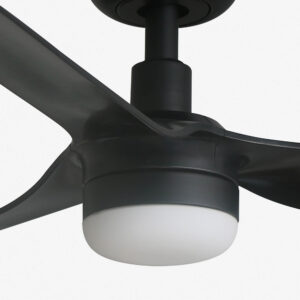 Faro Barcelona Ανεμιστήρας Οροφής MINI PUNT S Ø900mm Μαύρος με  LED CCT Φωτισμό- 33822WP-1TWFR