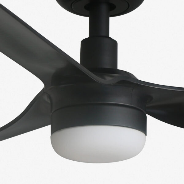Faro Barcelona Ανεμιστήρας Οροφής MINI PUNT S Ø900mm Μαύρος με  LED CCT Φωτισμό- 33822WP-1TWFR