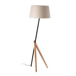 Faro Barcelona TREEWOOD ASH FLOOR LAMP BEIGE SHADE 1xE27 – 20056FR