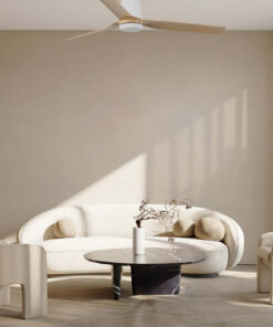 Faro Barcelona PUNT TUB M Ø1300MM WHITE 3 LIGHT W. BLADES – 33829FR