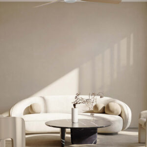 Faro Barcelona PUNT TUB M Ø1300MM WHITE 3 LIGHT W. BLADES – 33829FR