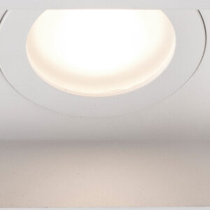 Διπλή Βάση Σποτ HYDE IP44 Λευκή Τετράγωνη 2xGU10 FARO – 40124
