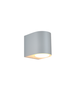 it-Lighting Powell 1xGU10 Outdoor Up or Down Wall Lamp Grey D:9cmx8cm (80200234)