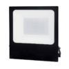 LED Προβολέας 100W ACA Μαύρος 110° Αδιάβροχος IP66 Πολύχρωμος RGB+6000K – Q100RGBW