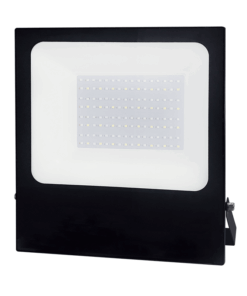 LED Προβολέας 100W ACA Μαύρος 110° Αδιάβροχος IP66 Πολύχρωμος RGB+6000K – Q100RGBW