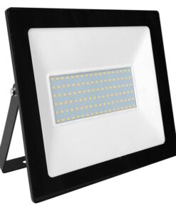 LED Προβολέας 100W ACA Μαύρος 110° 8100lm Αδιάβροχος IP66 3000K – Q10030