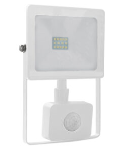 LED Προβολέας με Ανιχνευτή Κίνησης 10W ACA Λευκός 110° 800lm Αδιάβροχος IP66 3000K – Q1030WS