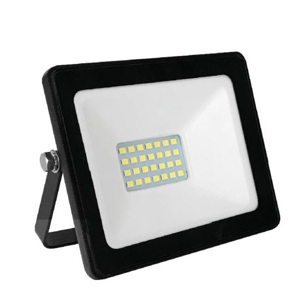 LED Προβολέας 10W ACA Μαύρος 110° 800lm Αδιάβροχος IP66 3000K - Q1030