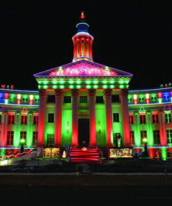 LED Προβολέας 10W ACA Μαύρος 110° Αδιάβροχος IP66 Πολύχρωμος RGB+6000K – Q10RGBW