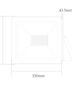 LED Προβολέας 150W ACA Λευκός 110° 12000lm Αδιάβροχος IP66 3000K – Q15030W