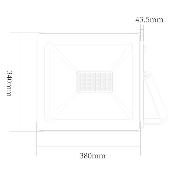 LED Προβολέας 200W ACA Λευκός 110° 16000lm Αδιάβροχος IP66 3000K – Q20030W