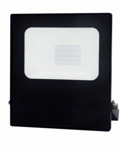 LED Προβολέας 20W ACA Μαύρος 110° Αδιάβροχος IP66 Πολύχρωμος RGB+6000K – Q20RGBW