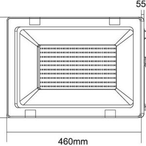 LED Προβολέας 300W ACA Μαύρος 110° 26200lm Αδιάβροχος IP66 6000K ACA – Q30060
