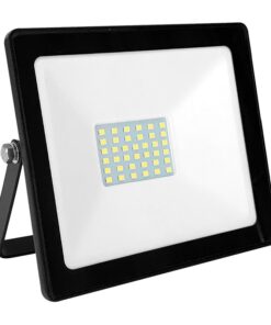 LED Προβολέας 30W ACA Μαύρος 110° 2400lm Αδιάβροχος IP66 3000K – Q3030