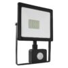 LED Προβολέας με Ανιχνευτή Κίνησης 30W ACA Μαύρος 110° 2400lm Αδιάβροχος IP66 3000K – Q3030S