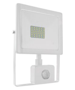 LED Προβολέας με Ανιχνευτή Κίνησης 30W ACA Λευκός 110° 2400lm Αδιάβροχος IP66 3000K – Q3030WS