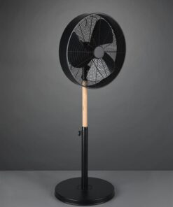 Ανεμιστήρας Δαπέδου Reality VIKING σε Μαύρο/Ξύλο – R034-32