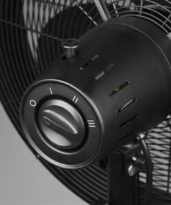 Ανεμιστήρας Δαπέδου Reality VIKING σε Μαύρο/Ξύλο – R034-32